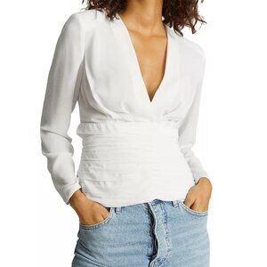 REISS Madison Plunge Top- US 6/ UK 10